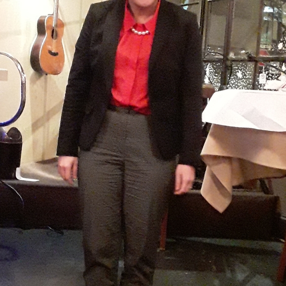 🍒Black banana republic factory blazer size 4P - Picture 2 of 6